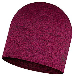 Buff®| DryFlx® Mütze Männlich Weiblich Erwachsene, Schnell trocknend, Elastisch, Reflektierend, Nocturne, Hell, Sichtbarkeit, Laufen, Einheitsgröße, Rot