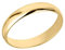 Ardeo Aurum Trauring Unisex Damenring Herrenring aus 375 Gold Gelbgold in 4 mm Breite massiv Ehering Modell 102 Größe 67