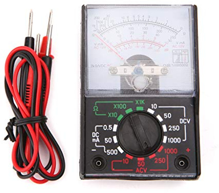 GUMEI DC/AC 1000V Voltmetro 250mA Amperometro Misuratore di Resistenza 1K Strumento multimetro analogico