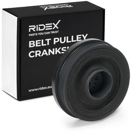 RIDEX 3213B0177 Puleggia cinghia albero a gomiti senza accessori Compatibilità con BMW 3 Sedan E90