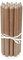 LUMELY dänische Premium Stabkerzen Braun Sand, 12er Pack, Höhe 29cm, Ø 2,2cm, Brenndauer ca. 14 Stunden, zylindrische Leuchterkerzen, Deko Kerzen Set, Kerzen Skandinavisch