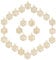 SUNNYCLUE 1 Box 26Pcs Real 18K Gold Plated Hexagon Letter Charms Bulk Alphabet Pendant Charm Jewelry Findings for Bracelet Necklace Wine Glass Charms Jewelry Making Valentine's Day Weddings