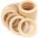 RUBY Holzring,Holzring Hölzern für Basteln DIY Handwerk Ring Anhänger und Anschlussstück Schmuck Machen Spielzeug 20 Stück (Ø 55mm)
