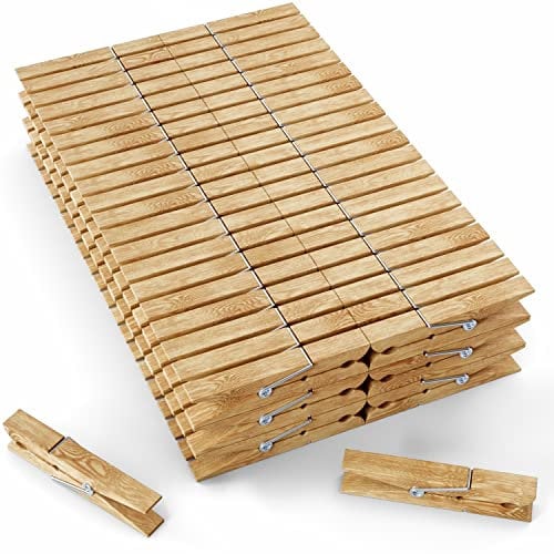 Martvar Paquet de 300, 7,2 cm de Long - Chevilles en Bois écologiques pour Suspendre du Linge, des Notes de Bureau, des Photos, des Notes et des projets de Bricolage