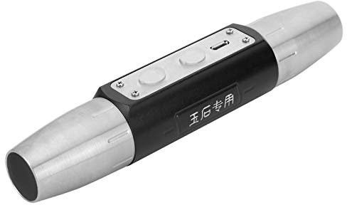 KIMISS Evaluación de Joyería Portátil, DX4 Cuatro Fuentes de Luz Identificación de Piedras Preciosas Linterna Luces de Linterna Inspección de Gemas USB Recargable UV Antorcha