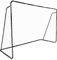 LALAHO But de Football Extérieur, Cage de Foot Portable, 300 x 200 x 120 cm, Poteau de But en Acier Galvanisé, Filet de Football en PE Résistant À La Corrosion (Noir)
