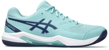 ASICS Herren Gel-Dedicate 8 Padel Sneaker, Teal Tint/Thunder Blue, 40.5 EU