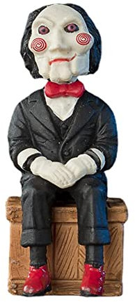 Huihong Billy Puzzle Figurine, Horror Movie Merchandise, Classic Subject, Black Color, Keychain Accessory