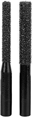 2 Pièces Fraises Diamantées, Mèche de Ratissage de Mortier diamanté, Mèches de Fraisage Diamantées à Tige Droite Brasée Noire pour Pierre de Quartz, Couture de Marbre, Quartz