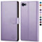 SkyDuck Cover per iPhone SE 2022/2020【Slot Carte】【RFID Portafoglio】Cover per iPhone SE 2020 Cover iPhone 8,con 1 Pellicola Vetro Temperato,uomo donna Pelle Sintetica Custodia per iPhone 7,Viola Lilla