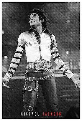 Michael Jackson Leinwand-Poster, Schlafzimmer-Dekor, Sportlandschaft, Büro, Raumdekoration, Geschenk, ungerahmt, 20 x 30 cm, 1 Stück