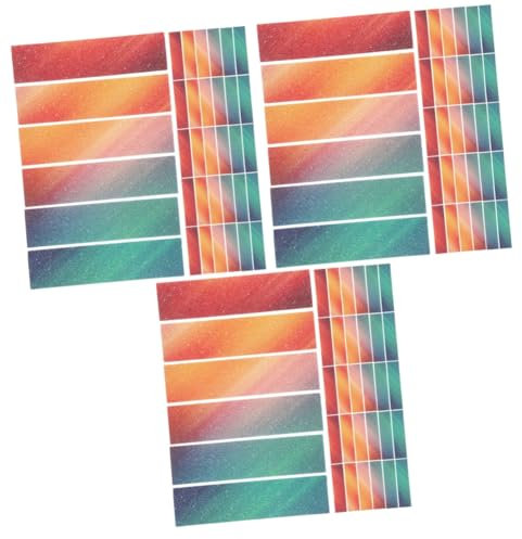Lurrose 108 STK Aufkleber entpacken Stressabbau-Aufkleber Beruhigende Aufkleber Sinneswand Tragbare Ruheaufkleber Sinnesraum Plakate zur psychischen Gesundheit zarte, ruhige Aufkleber peva
