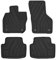 PREMIUM Gummi Fußmatten mit Rand passend für VW Golf 7 Variant ab 2013/Golf 8 Variant ab 2020 (außer Mild-Hybrid) AURADO AU47000029 Automatten