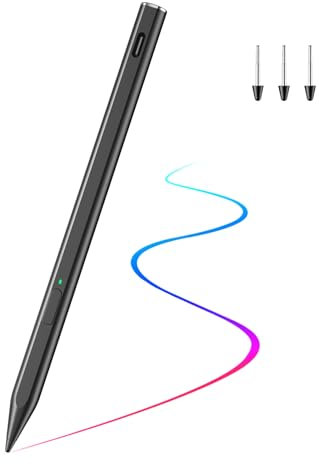 TiMOVO Magnetic Stylus Pen Compatible with Remarkable Paper Pro with Eraser, Rechargeable Digital Pen for Remarkable Paper Pro with 4096 Pressure Sensitivity, Tilt, Palm Rejection & Spare Nibs, Black