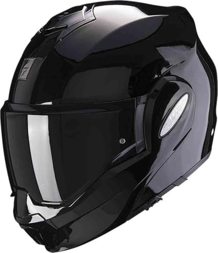 Scorpion Exo-Tech Evo Modularhelm, Flip-Back, schwarz, Zulassung ECE22-06 (L)