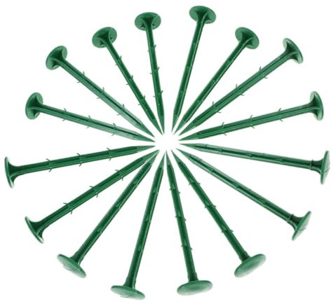 Parliky 150stücke Gartenpflöcke Kunststoff Lange Erdanker Für Unkrautvlies Vielseitig Einsetzbar Garten Gewächshaus Und Beim Camping Fixierung Von Planen Und