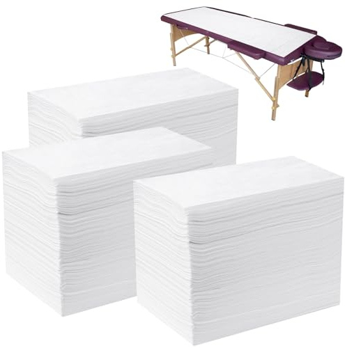 300 Stück Einweg Bettlaken, Einweg-Massage- und Spa-Bettlaken | Weiche Vlies-Liegenschoner für Schönheitssalons, Spas, Massagen, Hotels und Kosmetikerinnen, 180 x 80 cm