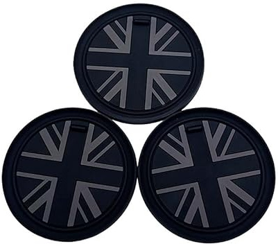 YaaGoo for MINI Cooper R55 R56 R57 Car Cup Holder Coaster Non-Slip Mat Pad Silicone Styling Accessories Black Jack 3pcs