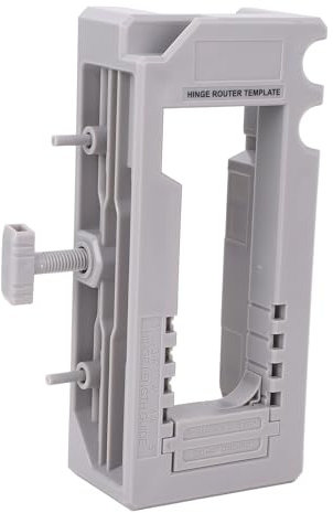 Türscharnierschnee, Scharnierinstallationskit, Türscharnier -Router -Vorlage, Effizienter Türscharnierloch -Locator für 3 Bis 5 Zoll Länge 1/4 oder 5/8 -Zoll -Dicke,