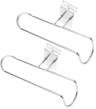 TOYANDONA 2 Stück Eislaufschuh Wandhalterung aus Stabilem Vierkantrohr Platzsparender Schlittschuh Displayhalter zur Schnellen Montage Robustes Ice Skate Rack für Rollschuhe und Inliner