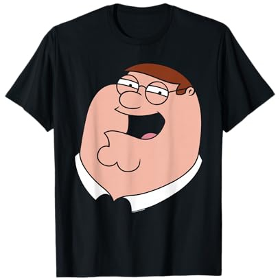 Family Guy Peter Griffin Oversized Portrait Funny Cartoon T-Shirt