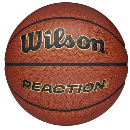 Wilson Reaction Pro Basketball, Aus langlebigen Verbundmaterialien mit VLC-Technologie