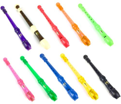 Lark Soprano School Baroque Recorder - Various Colours (Blue - 3 Piece)