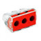 50 Pack x 3-Way Official Wago 773-173 Electrical Push Connectors 6mm²