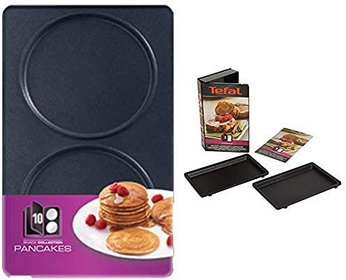 Tefal XA8010 Snack Collection Platte Pfannkuchen, Nummer 10 & XA8009 Snack Collection Platte Armer Ritter, Nummer 9