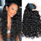 Ladiary Brasilianische Haare Bündel Echthaar Water Wave Human Hair 3 Bundles 18 20 22 Inch Curly Hair Weave 9A Brasilianisches Haar Remy Menschliches Haar Weave Natural Black Color