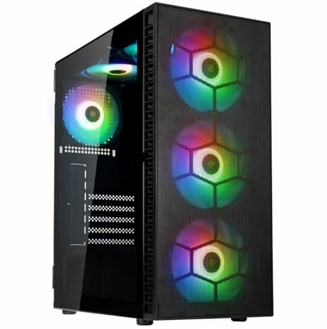 PALICOMP AMD Gaming PC - GeForce RTX5060 8GB - AMD RYZEN 7 5700X AM4-8 Core - 4.6Ghz - 16GB RAM - 1TB M.2 SSD nVME - WIFI - Bluetooth - No OS