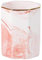 FülleMore Keramik Stiftehalter Make-Up Pinselhalter Marmor Optik Stiftbecher Stifteköcher Pinselbehälter Multifunktional Aufbewahrungsbox Kosmetik Organizer 10x8.5cm (Rosa)