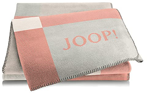 Joop! Wohndecke Mosaic orange-Silber, 150x200 cm