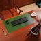 Rectangle Multi-Color Cowhide Desktop Pad Extra Large Leather Mouse Pad Non Slip Water-Resistant Desk Pad For Desktop Laptop Keyboard Consoles & More(40x60cm(16x24inch),Imported oil wax dark green)