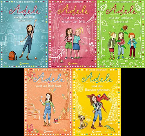 Die Adele-Reihe Band 1-5 plus 1 exklusives Postkartenset