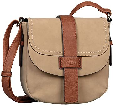 TOM TAILOR- Amira, Damen, Umhängetasche, one size, Beige, 21x8x19 cm