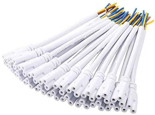 SinLoon 20 Stück T5 T8 Kabel T5 T8 integrierte LED-Lichtschlauch Kabel Anschluss an einem Ende - 15 cm