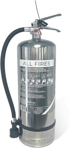 Firexo Extincteur Tous Feux (6 Litre) - 7 in 1 Extincteur d'incendie - Electrique et Domestique Extincteur Feu - Extincteurs pour la Maison, Le Bureau, la Batterie au Lithium, Les Restaurants