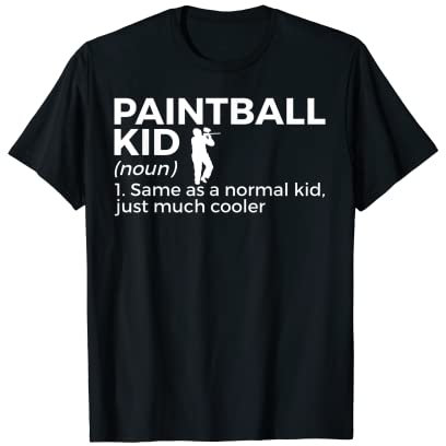 Lustiger Paintball Kid Definition Paintball T-Shirt