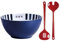 MARITIMIA Venezia Series Melamine Salad Bowl with Servers