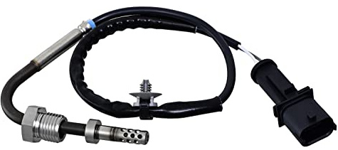 HELLA 6PT 010 376-321 Sensor, Exhaust Gas Temperature - 2-Pole - Screwed - Cable: 330 mm - with Fixing Clips on Cable