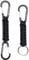 BRAVESHINE Keychain with Snap Hook Carabiner Clips, Paracord Keychain Carabiner Clips with Locking D Ring Hooks Hangers, Heavy Duty Lanyard Key Chain for Car Keys, Backpack, Tools, Men, Women