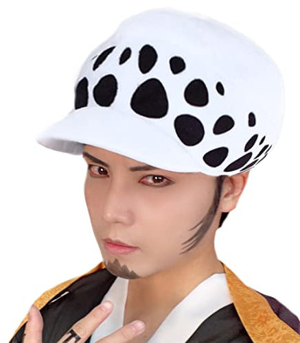 TWSTIV Cosplay Kostüm Hut Kappe 2, Trafalgar Law 2, Einheitsgröße