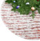 KONVINIT Rund Weihnachtsbaumdecke Rot Plüsch Weihnachtsbaumteppich aus Kunstfell Tannenbaum Decke Weihnachtsbaum Röcke Ornaments für Weihnachten Baum Rock Deko,78cm red