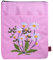 LParkin Geburtsmonat Blume Stickerei Buchhülle mit Reißverschluss, April Gänseblümchen Geburtsblumen Buchhülle Stoff, Geburtstag Blume Buchtasche Geschenke für Buchliebhaber