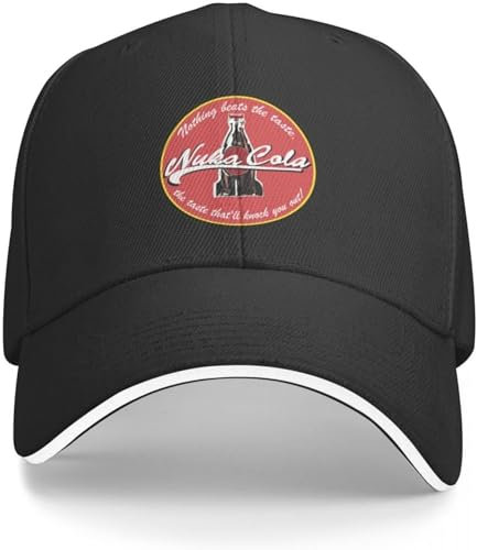 Baseballkappe Hip Hop Sonnenhut Erfrischende Nuka Cola Cap Baseball Cap Hut Winter Winter Cap Elegante Damen Hüte Herren Geburtstagsgeschenk