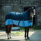 eQuitack Your Passion Is Our Mission Outdoor Winterdecke Turnout 100% Wasserdicht 600D Highneck 150G Fulling - Navy/Baby Blau 135cm