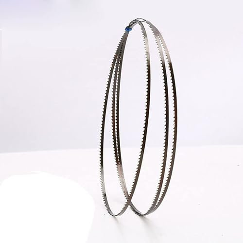 JNHGSHUAISDF Bandsägeblätter 2 Stück Bandsägeblätter 1400 x 6,35 mm x 0,35 mm. 8'' Holzbearbeitungsbandsägewerkzeuge for Draper Scheppach HBS20.(2 Pieces 3x14Tpi)