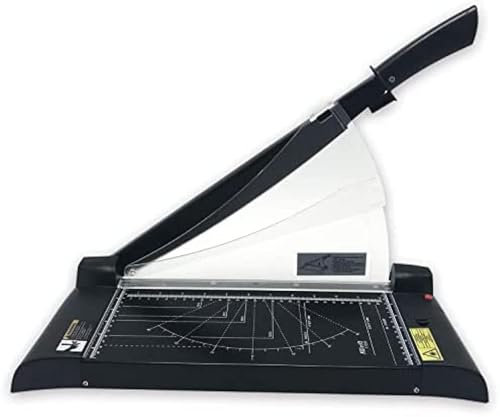 WBRSybUK Coupe-Papier Manuel À Positionnement Laser, Coupe-Papier Manuel, Guillotine A3 A4, Capacité 10 Feuilles pour Scrapbooking, Maison, Bureau Et Découpe D'images, Conception D'étiquettes Photos
