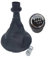 RFVBG Auto 6-Gang-Schaltknauf, for Transporter, for Multivan, Caravelle T5 2003–2010, Leder Schalthebelabdeckung(Black 6 Speed)